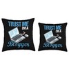 Trust Blogger Influencer Blogging Vlogging Story Influencer Throw Pillow