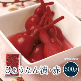 Shino Foods Gourd Pickled Shiba Pickle, Commercial Use (Red) 17.6 oz (500 g), Lucky Charm