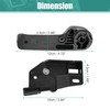 X AUTOHAUX 1 Set Hood Lock Release Handle Bracket 1KD823633A