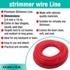 MYPURECORE Strimmer Line Red Star – 2.4 mm x 15