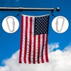 foxany Flags Snaps Hook, Aluminum Flags Pole Clips, Flags Hardware,