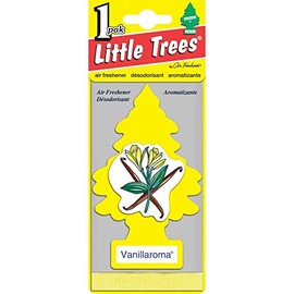 LITTLE TREES Car Air Freshener | Hanging Paper Tree for Home or Car | Vanillaroma | Single Tree per Package