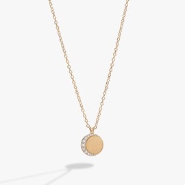 Alex and Ani Crescent Moon Pendant Necklace