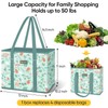 3-Pack Reusable Grocery Bags – Heavy-Duty Foldable Shopping Totes with