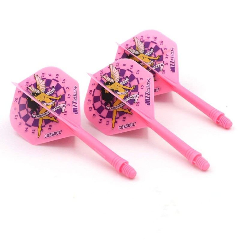 CUESOUL Integrated Dart Shaft and Flights in Standard Shape, Set