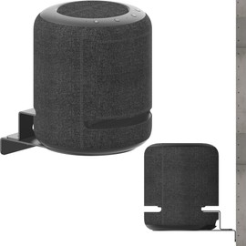Alloery Wall-Mounted Speaker Stand Compatible with Echo Studio and All Suitable Sized Speakers Such as Sonos Era 100,Homepod and TREBLAB HD-360