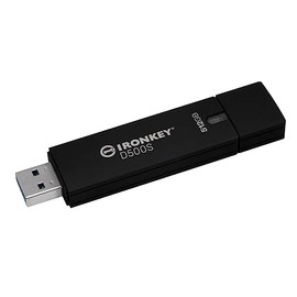 Kingston Ironkey D500S Unidad Flash cifrada de 512 GB | partición Oculta Dual | FIPS 140-3 Nivel 3 | XTS-AES 256-bit | protección BadUSB y Fuerza Bruta | opción de múltiples Pines | IKD500S/512GB