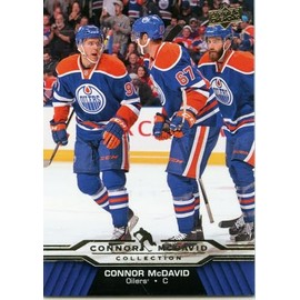 Generic 2015-16 Upper Deck Hockey Connor McDavid Collection #CM15 Connor McDavid Rookie Card RC Hockey Card Edmonton, BLUE
