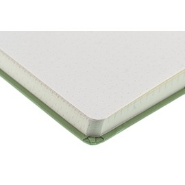 Hello, Artist! Journal, A5, 5.7" x 8.2", Forest Green/Green, Dotted Paper, 180 Pages, Suitable for Any Dry Media, For Writing, Travel, Business, Work, School