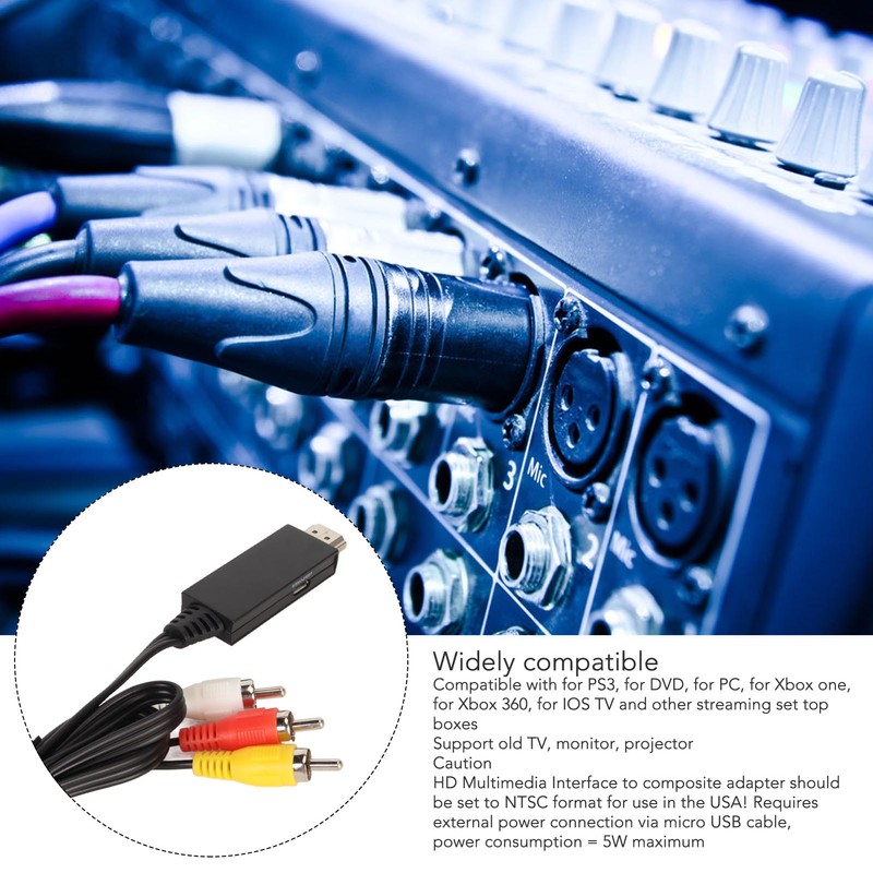 HD Multimedia Interface to RCA Converter Professional HD Multimedia Interface