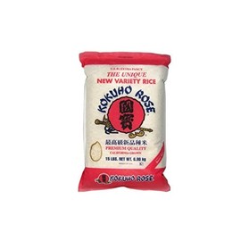 Kokuho Rose, Premium California Grown, Medium Grain White Rice (5, 10, 15, 40 Lbs) (15 Pounds)