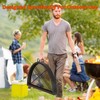 only fire X-Marks Fire Pit Cooking Grate, Foldable Round Grate