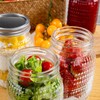WELLIFE Mason Jars 32 oz, 4 Pack Quart Mason Jars
