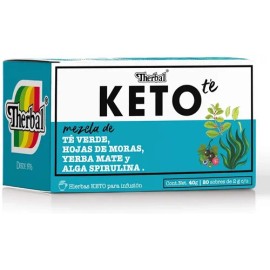 Therbal Keto Mezcla De Té Verde, Mora, Mate, Alga 20 Sobres                                                                                           