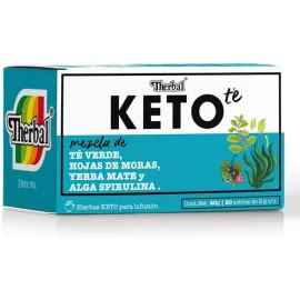 Therbal Keto Mezcla De Té Verde, Mora, Mate, Alga 20 Sobres                                                                                           