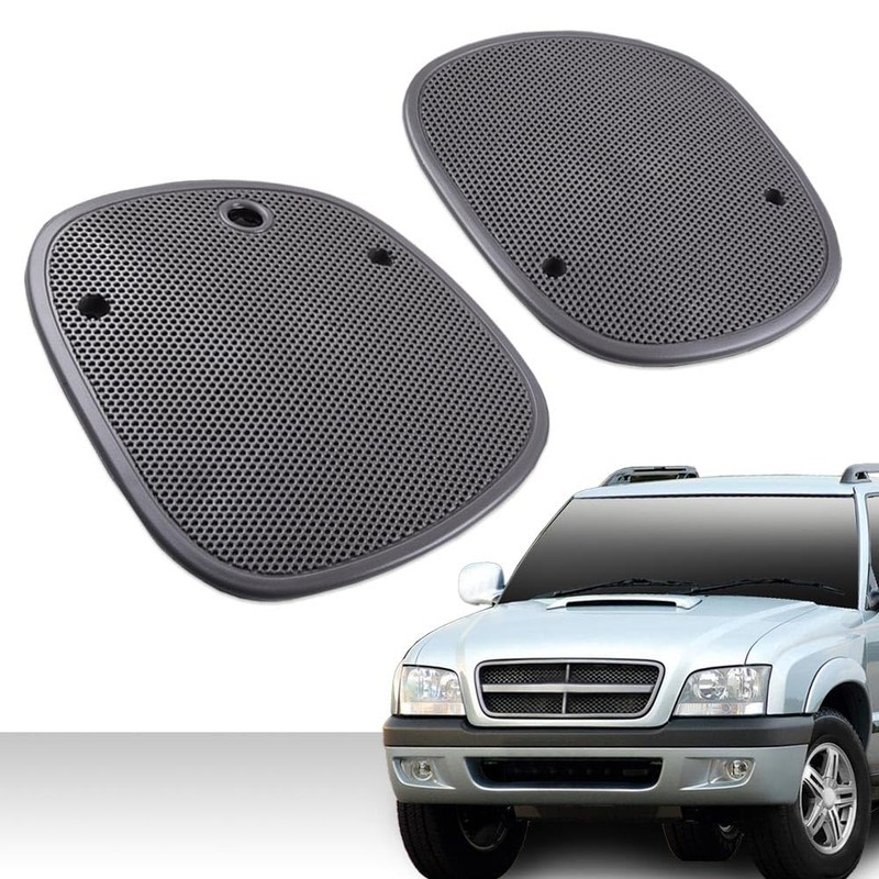 G-PLUS Dash Speaker Grille Grill Cover Gray 2pcs Front Left&Right