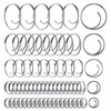 Dunkive 66 Pcs 5 Sizes Stainless Steel Cotter Ring Kit,