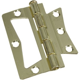National Hardware N244-780 V535 Surface-Mounted Hinges in Brass, 2 pack