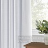 Topfinel White 100% Blackout Curtains 84 Inch Long 2 Panels