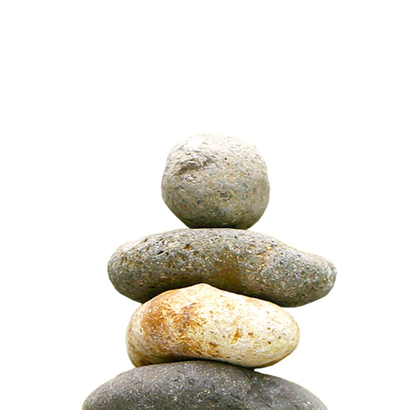 Ancient Graffiti Seven Stone Cairn, 10" H, Pack of 2
