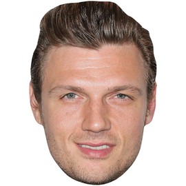 Nick Carter (Smile) Celebrity Mask, Flat Card Face, Fancy Dress Mask
