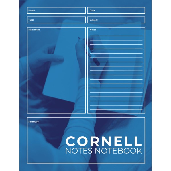 Cornell Notebook Student Bullet Journal 2023, NotebookWhite, 50 Sheets