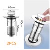 Granmagazz 2-Piece Sink Drain Strainer, Drain, Garbage Catcher, Hair Catcher,