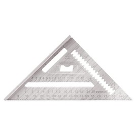 Johnson Level 7 In. Johnny Square Professional Aluminum Rafter Square With Manual
