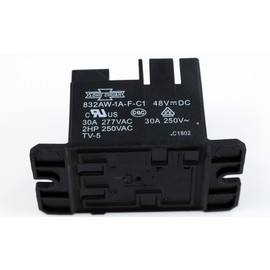 Song Chuan 48V Golf Cart Relay, Normally Open, Automatic Operation, 30A Silver Contact, DIN Rail Mount