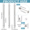 GORGECRAFT Set of 4 Notebook 3 Ring Binder Mechanisms Replacement