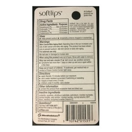 Softlips SPF 20 Lip Protectant Sunscreen, Cherry, 12 Count