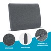 HOMBYS Lumbar Support Pillow for Recliner Chair, Memory Foam Back