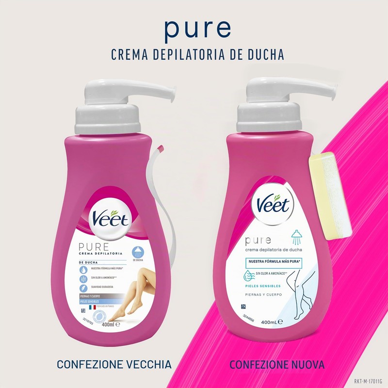 Veet Crema Depilatoria per il Corpo da Usare sotto la