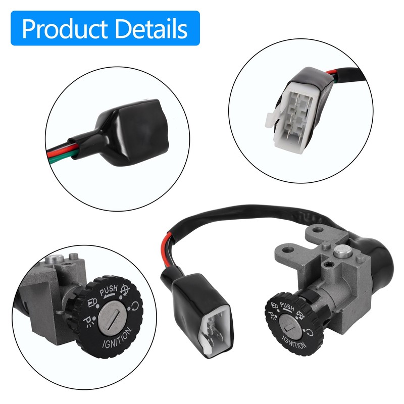 WATODAY GY6 49cc 50cc Scooter Ignition Switch, 50cc Key Ignition,