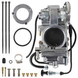 Carbman 48mm Carburetor For HSR 48mm Race Carburetor Fits HD HSR48 Polished Finish HSR48 42-6265 482X 14-2037 Carb