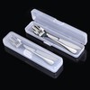 Travel Utensils With Case, Stainless Steel Reusable Portable Utensils Set
