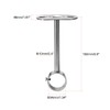 uxcell Ceiling-Mount Bracket, Wardrobe Pipe Bracket, 32mm Dia, Shower Curtain
