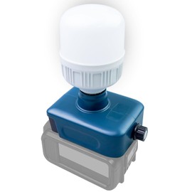 Cordless LED Work Light Fit for Kobalt 24V Battery, 3.5-12W 350-1300LM LED Bulb Flashlight for Indoor Outdoor Job Site Lighting, 5500-6500K