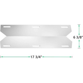 DwellWel BBQ Heat Shields for Jenn-Air & Nexgrill 720 Series Grill Models Replacement