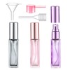 Yikimyfo Glass Refillable Perfume Bottle, 3 Pcs 9ML/0.3oz Travel Perfume