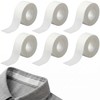 Disposable Collar Protector Sweat Pads, 6 Rolls 5M Invisible Sweat