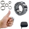 New EDC Tool Fidget Slider/Infinitely Rotatable Metal Fidget Finger Ring