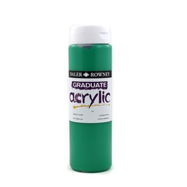 Daler Rowney 123500335 Graduate Acrylfarbe, 500 ml, Smaragdgrün