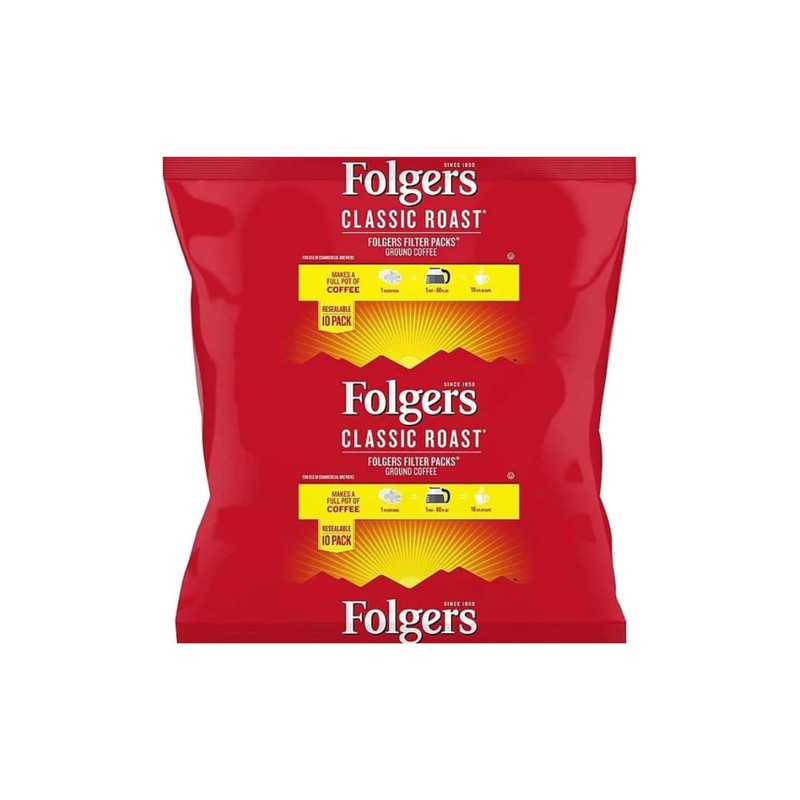 Classic Medium Roast Ground Coffee Filter Bundle - 10 Count