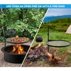 Stanbroil Fire Pit Campfire Grill Grate - Stainless Steel Swing