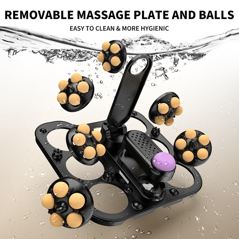 Collapsible Foot Spa Bath with Heat and Massage, Motorized Shiatsu