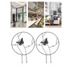 2PCS Flower Plant Support Stand Iron Climbing Frame for Home