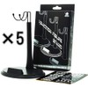 VIEAURA 1/6 Scale Display Stand with Nameplate, Set of 5,
