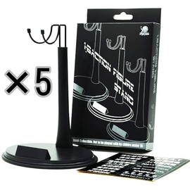 VIEAURA 1/6 Scale Display Stand with Nameplate, Set of 5, Doll Stand, Figure Stand, Hot Toys