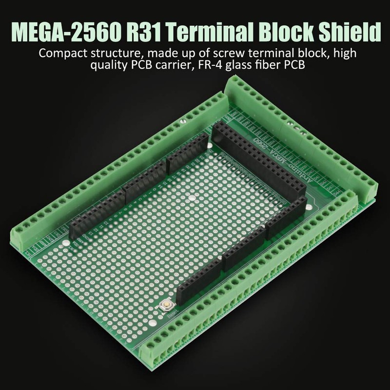 Wal Front Prototype Screw Terminal Block Shield Board Kit MEGA-2560